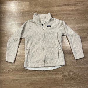 Women's Patagonia Full Zip up Cream Fleece